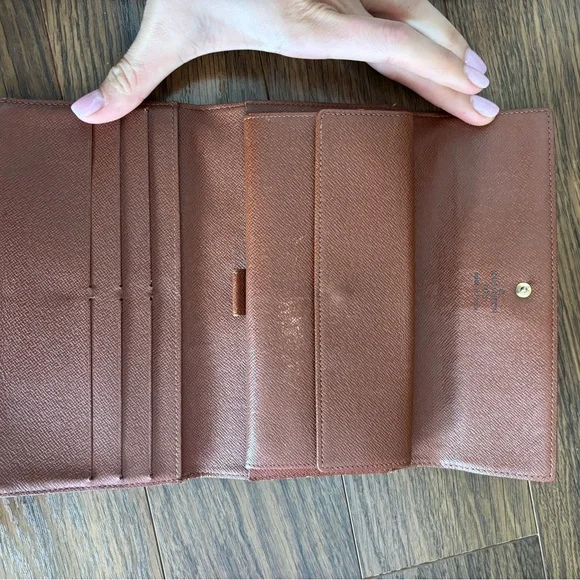 Louis Vuitton Brown Monogram Wallet - Picture 3 of 4